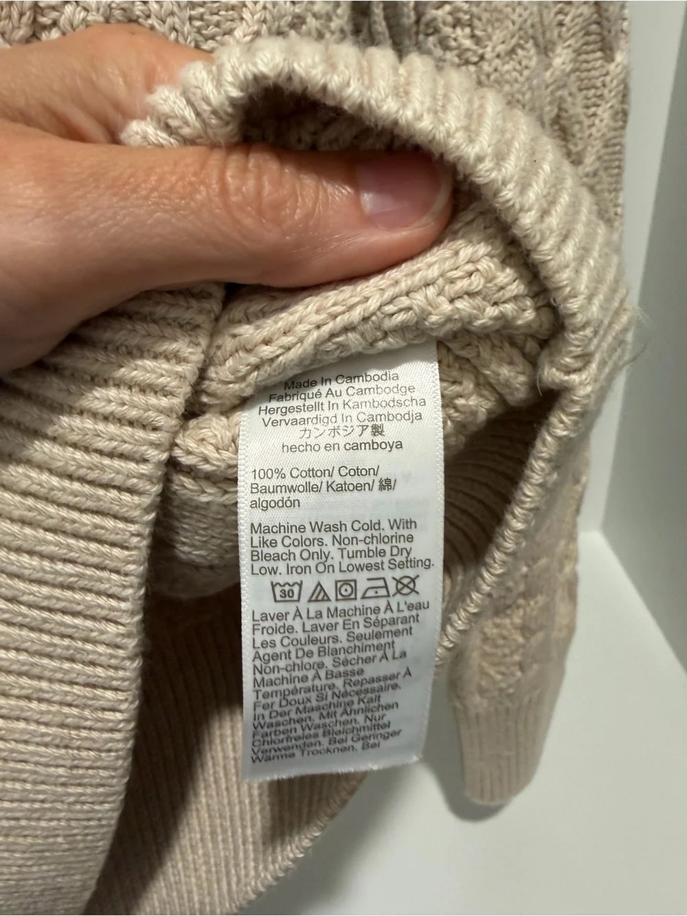 NEW J. Crew Cable-knit mockneck buttoned sweater hthr oatmeal BU292 $138 Medium